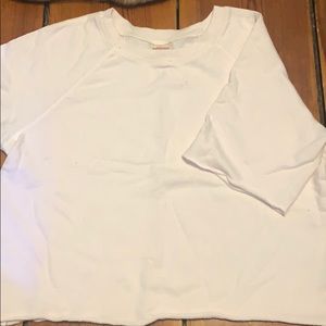 Crop T-shirt sweatshirt